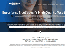 Tablet Screenshot of neospeech.com